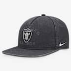 Las Vegas Raiders Primetime Pro Men's Nike NFL Adjustable Hat - Anthracite