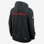 Atlanta Falcons Initial Home Sideline Men's Nike Dri-FIT NFL Pullover Hoodie