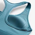 สปอร์ตบราผู้หญิงเสริมฟองน้ำ Nike Swoosh Medium Support