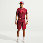 เสื้อวิ่งแขนสั้นป้องกัน UV ผู้ชาย Dri-FIT Nike Miler