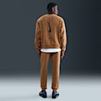 Pants de tejido Fleece con puños para hombre Nike Sportswear Club