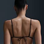 Parte superior del bikini triangular con texturizado de felpa para mujer Nike Swim