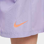 Conjunto de camiseta de tirantes y shorts para niños talla pequeña Nike Dri-FIT Sunny Swoosh