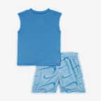 Nike Dri-FIT Baby (12-24M) Rhythm Printed 2-Piece Shorts Set