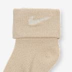 Calcetines de tejido Knit con diseño tipo waffle para bebé (6 pares) Nike