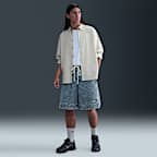 Short de basket en denim Nike 25 cm pour homme