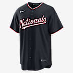 Dylan Crews Washington Nationals Men's Nike MLB Replica Jersey - Navy