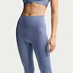 Nike Universa Women's High-Waisted 7/8 Leggings with No Front Seam