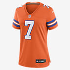 Jersey de fútbol americano Nike de la NFL Game para mujer John Elway Denver Broncos - Naranja