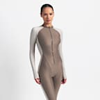 Body largo con cierre al frente para mujer NikeSKIMS Shine