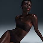 Nike Swim Swoosh Link Women's Terry Hipster Bikini Bottom