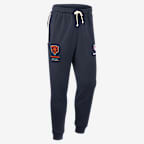 Pants Nike Dri-FIT de la NFL de pierna entallada para hombre Chicago Bears Sideline Standard Issue - Azul marino