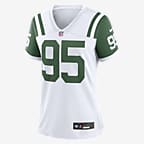 Jersey de fútbol americano Nike de la NFL Game para mujer Quinnen Williams New York Jets - Blanco