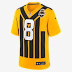 Aaron Rodgers Pittsburgh Steelers Men's Nike NFL Game Jersey - Gold