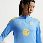 F.C. Barcelona Strike Fourth Women's Nike Dri-FIT Football Knit Drill Top