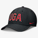 Georgia Classic Swooshflex Men's Nike Dri-FIT College Hat - Black