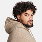 Sudadera con gorro de cierre completo para hombre Nike Sportswear Club Fleece