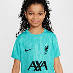 Liverpool F.C. Academy Pro Older Kids' Nike Dri-FIT Football Pre-Match Short-Sleeve Top