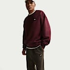 나이키 솔로 스우시 남성 플리스 오픈 헴 팬츠