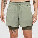 Nike Stride Running Division Men's 12.5cm (approx.) Dri-FIT Water-Repellent 2-in-1 Running Shorts