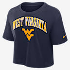 West Virginia Athletic Prep Arch Women's Nike Dri-FIT College Cropped T-Shirt