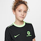 Maglia da calcio a manica corta Nike Dri-FIT Australia Academy Pro – Ragazzo/a