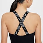 Traje de baño de una pieza de espalda cruzada para niña talla grande Nike Swim