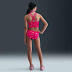 Conjunto de midkini con tirantes cruzados para niña talla grande Nike Swim