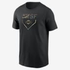 San Francisco Giants Camo Men's Nike MLB T-Shirt - Black