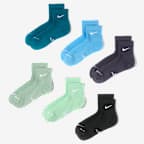 Nike Everyday Elevated Ankle Socks (6 Pairs) - Multi-Color