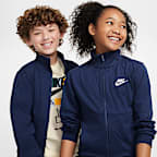 Nike Sportswear Club Older Kids' Full-Zip Knit Jacket