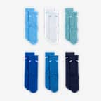 Nike Performance Basics Kids' Dri-FIT Crew Socks (6 Pairs)