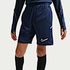 Shorts de fútbol de tejido Knit Dri-FIT para niños talla grande Nike Academy