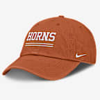 Texas Primetime Campus Club Men's Nike College Adjustable Hat - Burnt Orange
