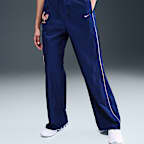 FFF Windrunner Nike Yüksek Belli Dokuma Kadın Futbol Eşofman Altı