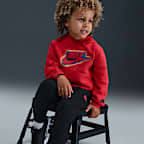 Conjunto de 2 piezas de sudadera con gorro de tejido Fleece ligero infantil Nike Glow With Me