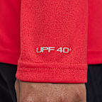 Playera de manga larga Dri-FIT UV para niño talla grande Nike Swim Hydroguard Essential