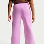 Παντελόνι με φαρδιά μπατζάκια Nike Sportswear Club Fleece για κορίτσια