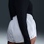 Shorts de correr Dri-FIT de tiro medio de 7 cm con forro de ropa interior para mujer (talla grande) Nike Tempo