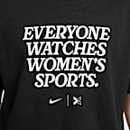 Everyone Watches Women's Sports™ Nike by TOGETHXR Big Kids' T-Shirt