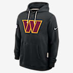 Sudadera con gorro sin cierre Nike Dri-FIT de la NFL para hombre Washington Commanders Initial Home Sideline - Negro