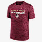 Florida State Campus Center Stack Velocity Men's Nike Dri-FIT College T-Shirt - Garnet