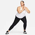 Camiseta de tirantes con bra deportivo con almohadilla de media sujeción para mujer (talla grande) Nike Swoosh