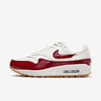 Nike Air Max 1 LX Women's Shoes - Sail/Sail/Gum Light Brown/Team Red