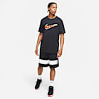 เสื้อยืดบาสเก็ตบอลแขนสั้นผู้ชาย Nike Swoosh