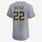 Christian Yelich Milwaukee Brewers Men's Nike Dri-FIT ADV MLB Elite Jersey