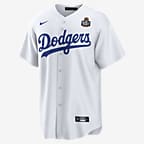 Jersey Nike de la MLB Replica para hombre Mookie Betts Los Angeles Dodgers 2024 World Series - Blanco