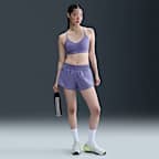 สปอร์ตบราผู้หญิงแบบปรับได้เสริมฟองน้ำ Nike Indy Light Support