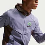나이키 스트라이드 '플라이 나이키' 남성 리펠 UV 프로텍션 러닝 재킷