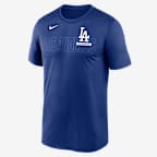 Los Angeles Dodgers Knockout Team Legend Men's Nike Dri-FIT MLB T-Shirt - Royal